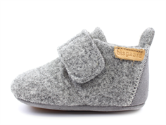 Bisgaard gray slippers with velcro